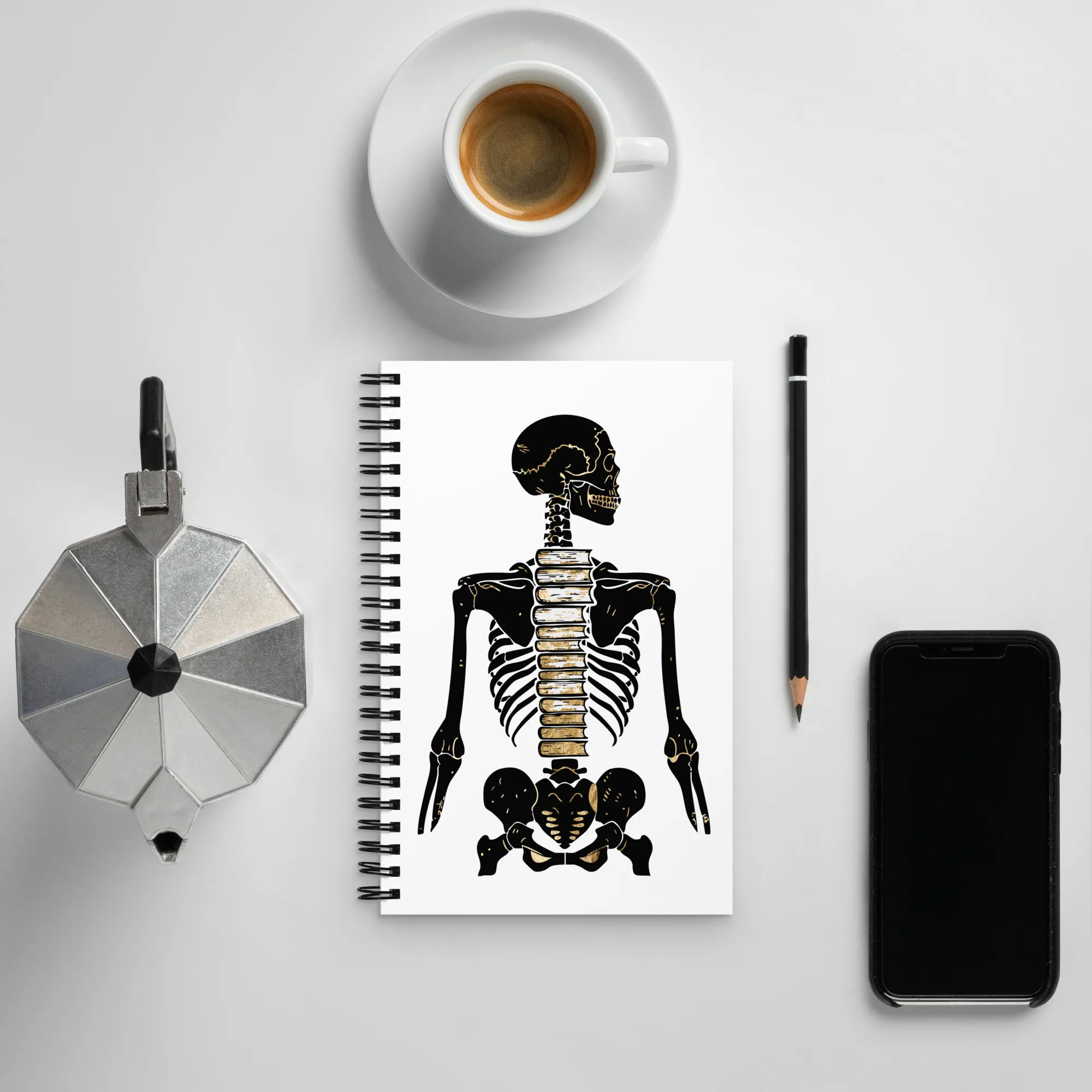 Hover image for Book Spine Spiral Notebook