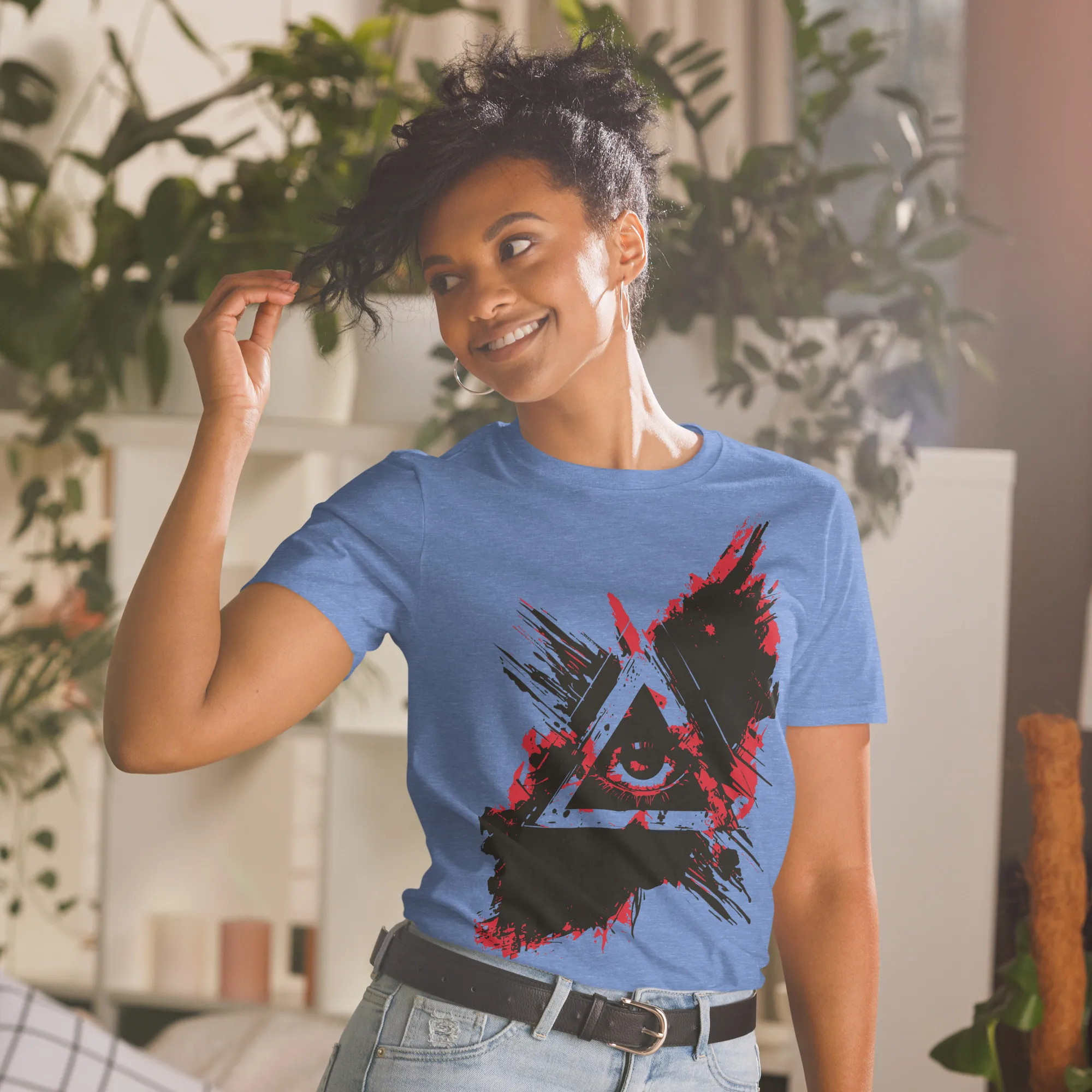 Hover image for Eye Against The Frame, Unisex Softstyle Classic Tee