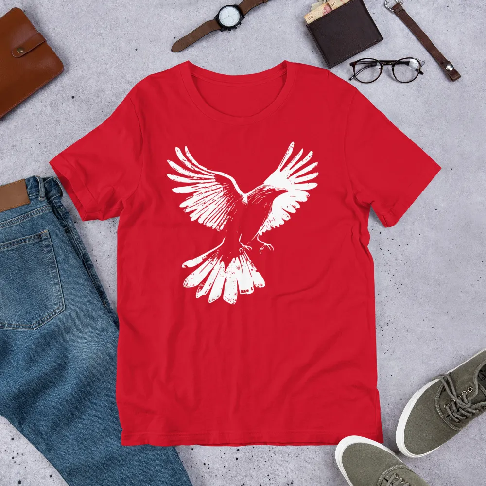 Hover image for Raven Shows Off Wingspan, Unisex Classic EcoMax Tee