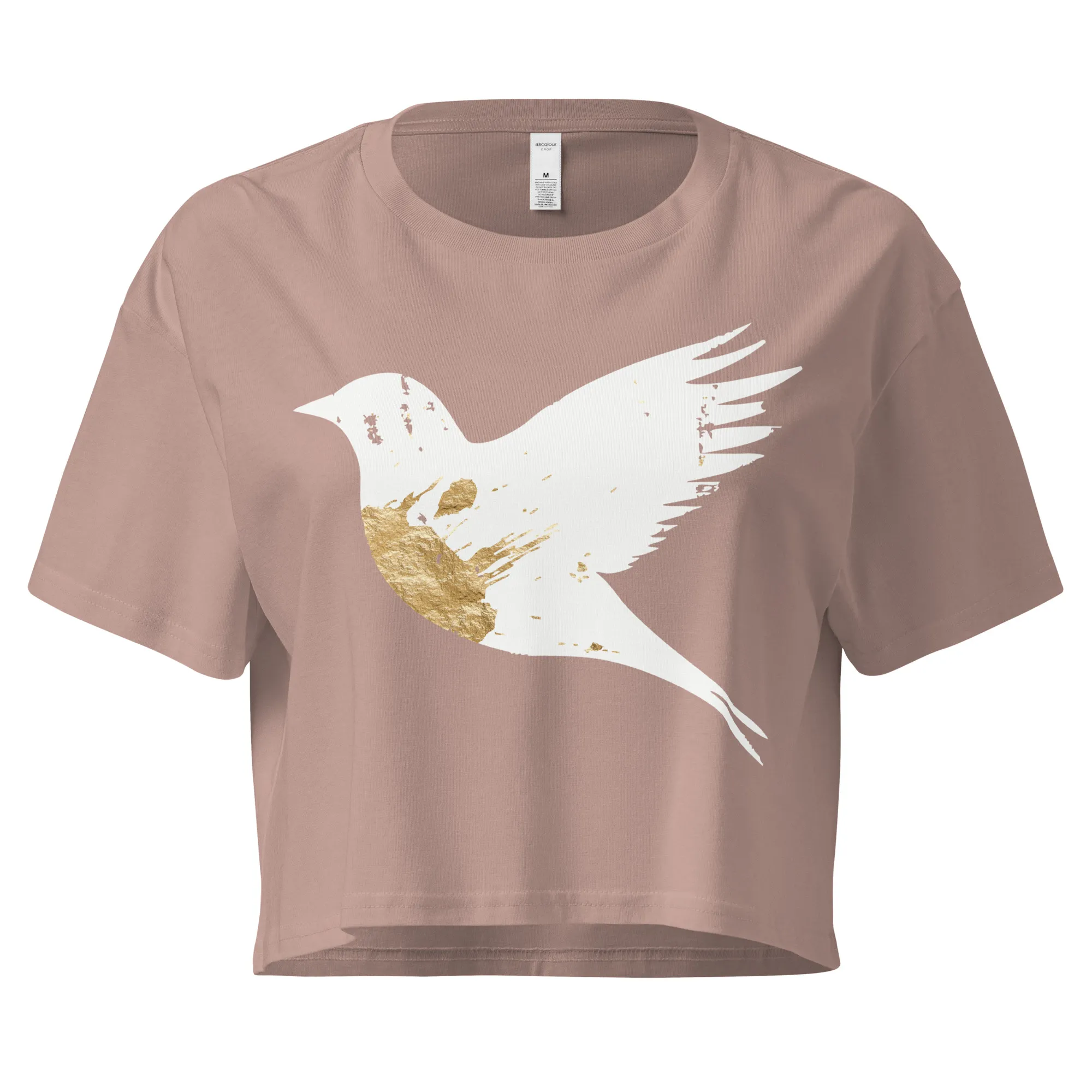 Hover image for Peace in Motion Dove, Women’s Crop Tee