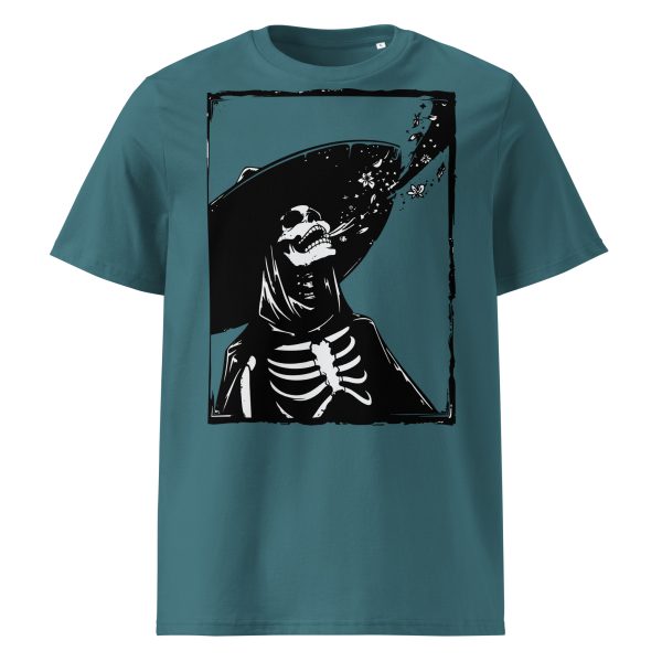 When Skeletons Sing, Unisex Organic Ribbed-Neck Tee