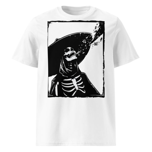 When Skeletons Sing, Unisex Organic Ribbed-Neck Tee