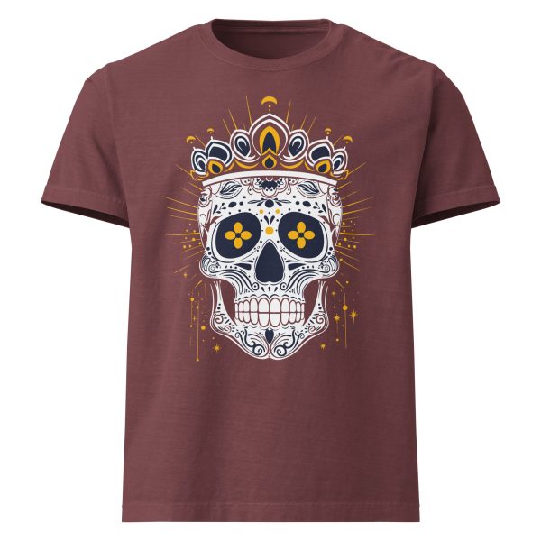 Sugar Skull King, Unisex Oversized Vintage Soft Tee