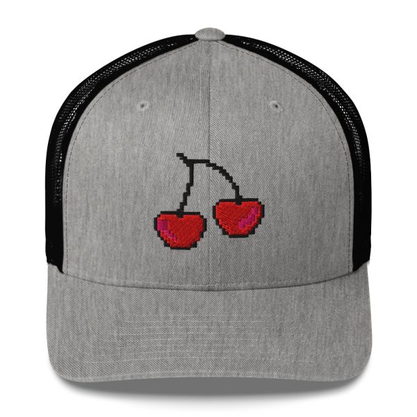 Pixelated Cherries, Retro Trucker Hat