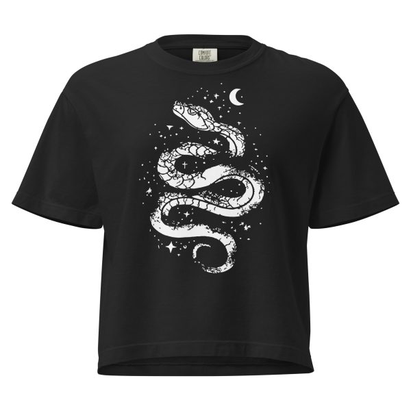 Fang & Crescent, Heavyweight Boxy Crop Tee