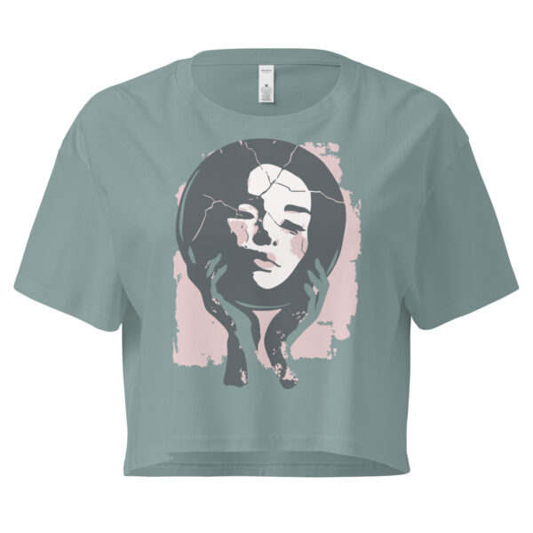 Shattered Self, Short Crop Women's Shirt