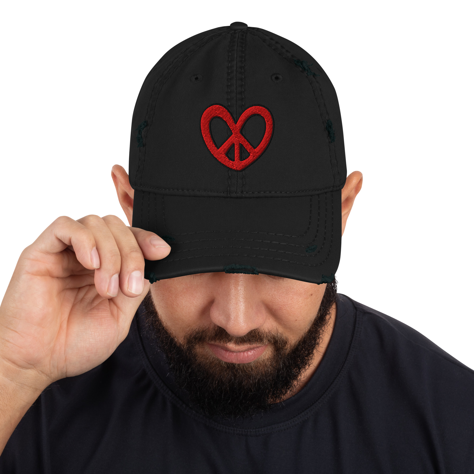 distressed-dad-hat-black-front-69c3e77209813.jpg