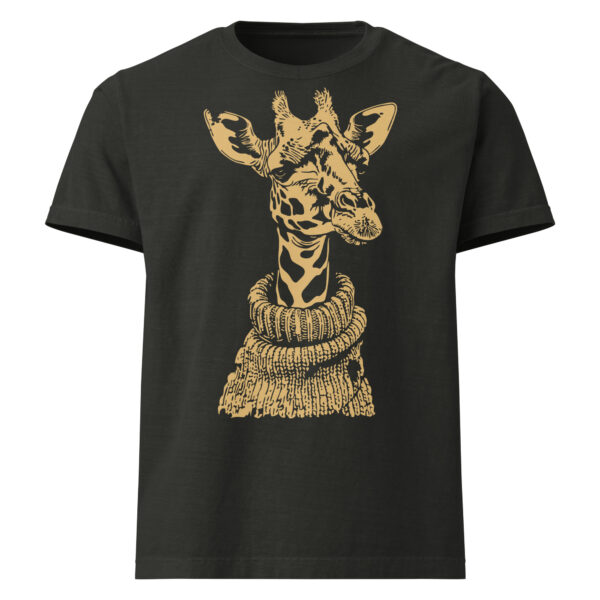 Giraffe Wearing A Turtleneck β Oversized T-Shirt