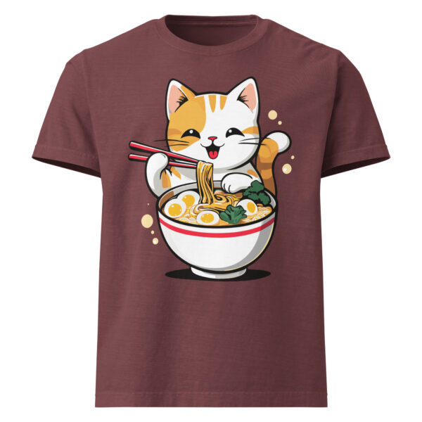 Cat Eating Ramen — Oversized T-Shirt
