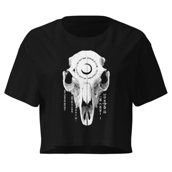 Feline Moonmarks — Cropped T-Shirt (Short)