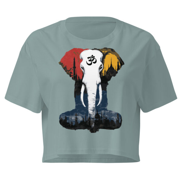 Ohm Elephant — Cropped T-Shirt (Short)