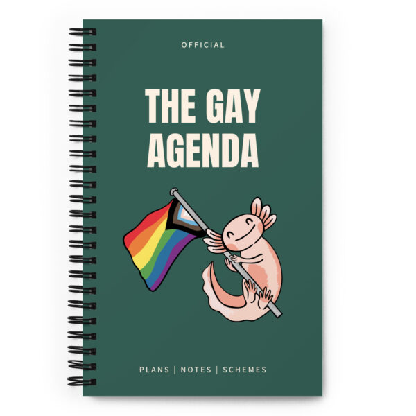 The Gay Agenda — Spiral Notebook