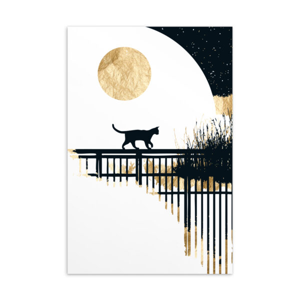 Catwalk — 4 x 6 Art Postcard