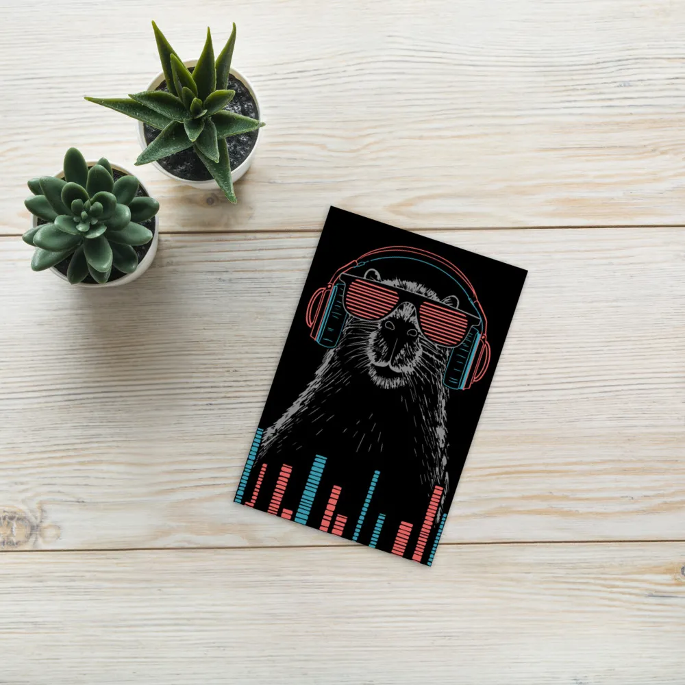 DJ No Cap — 4 x 6 Art Postcard - Image 8