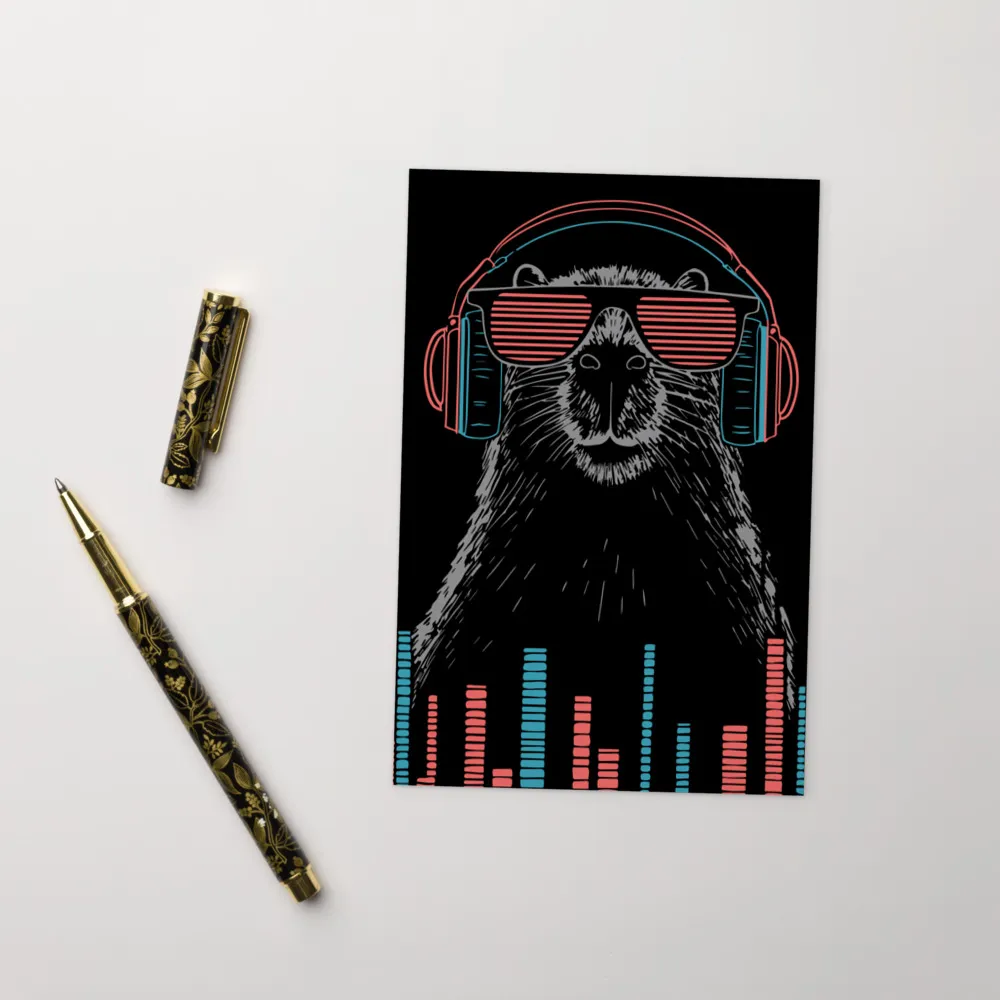 DJ No Cap — 4 x 6 Art Postcard - Image 7