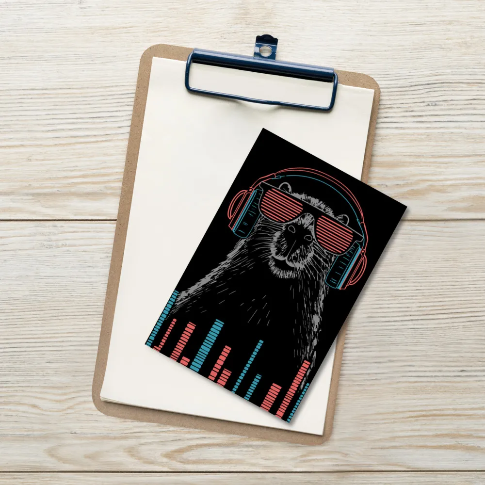 DJ No Cap — 4 x 6 Art Postcard - Image 9