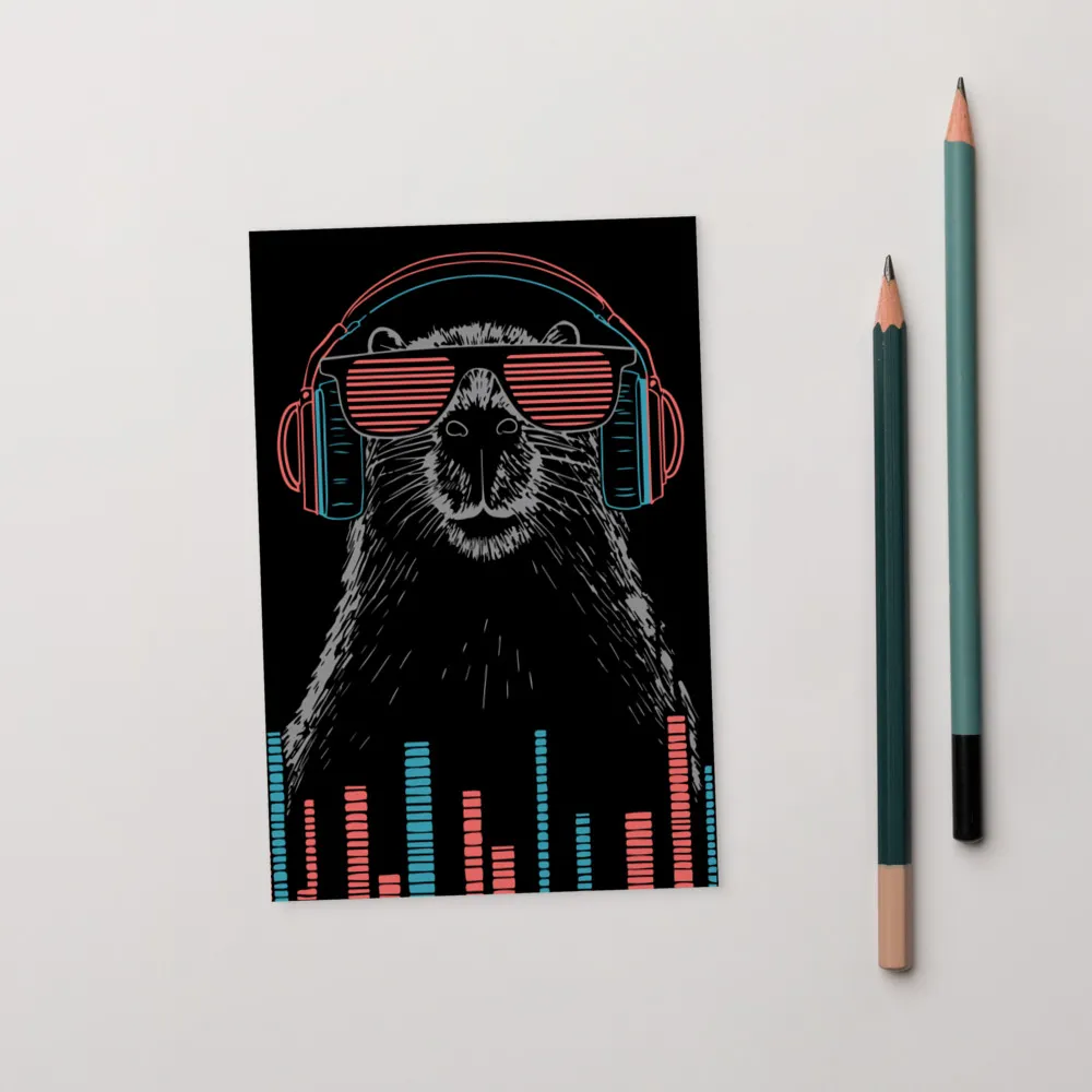DJ No Cap — 4 x 6 Art Postcard - Image 2