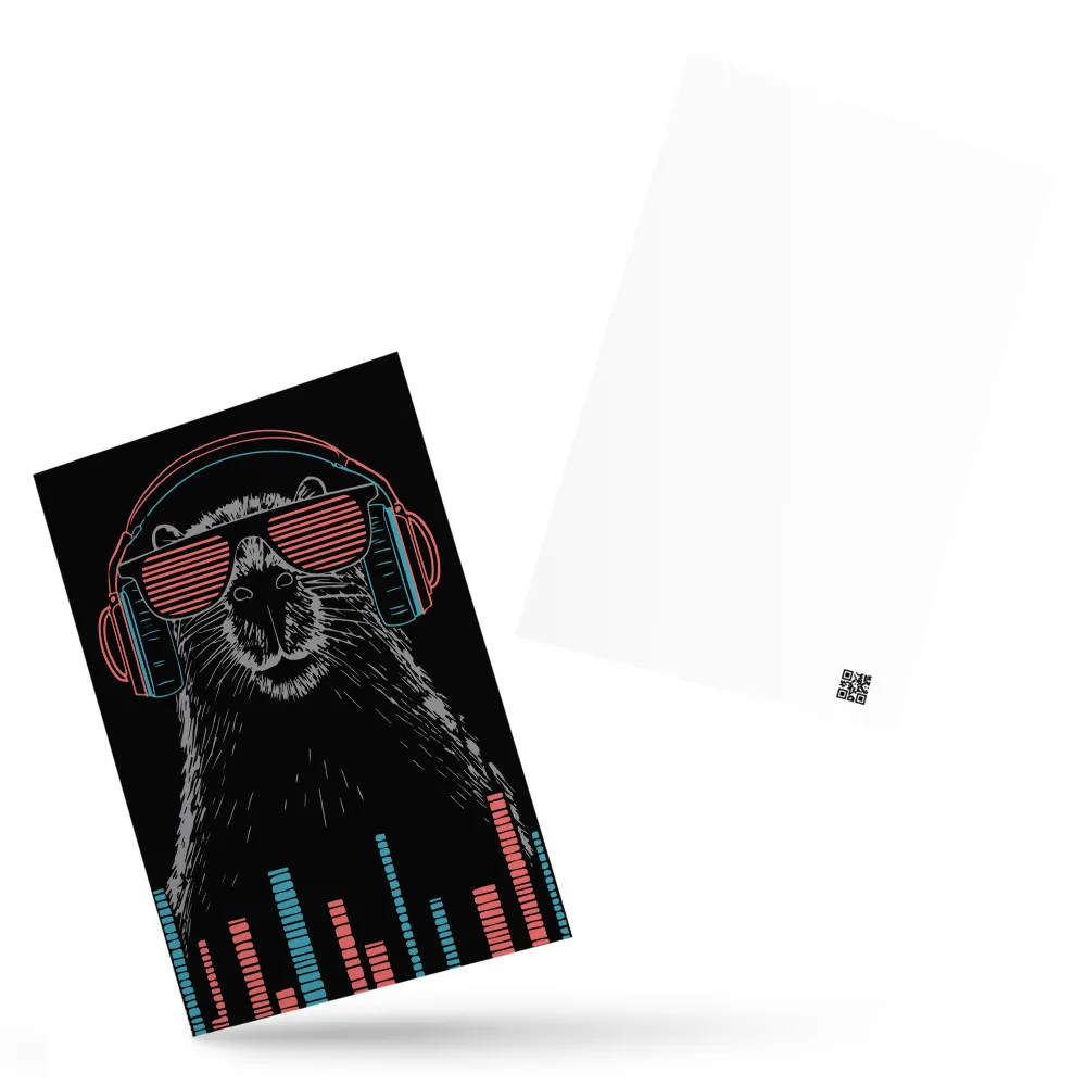 DJ No Cap — 4 x 6 Art Postcard - Image 4