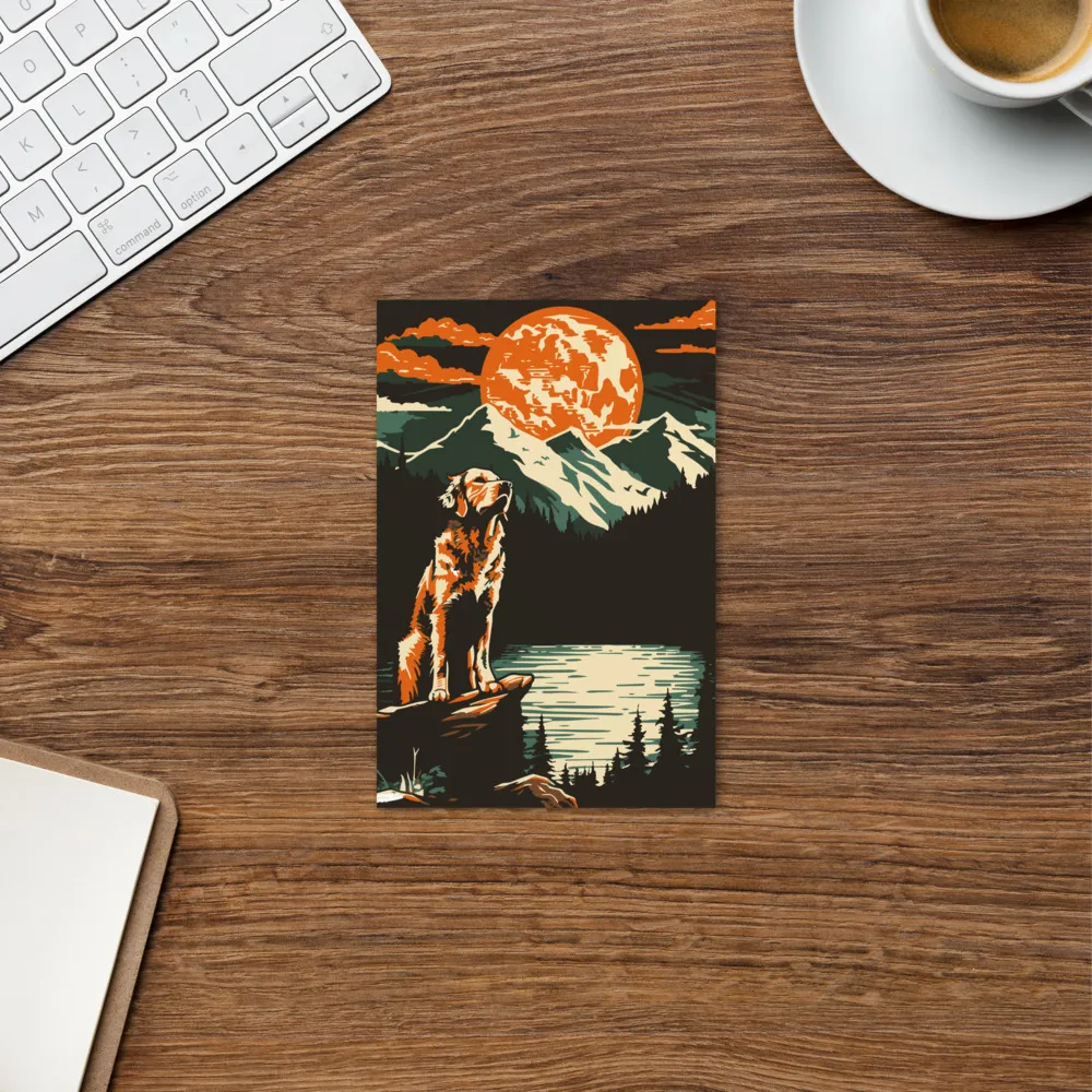 Bark Side of the Moon — 4 x 6 Art Postcard - Image 8