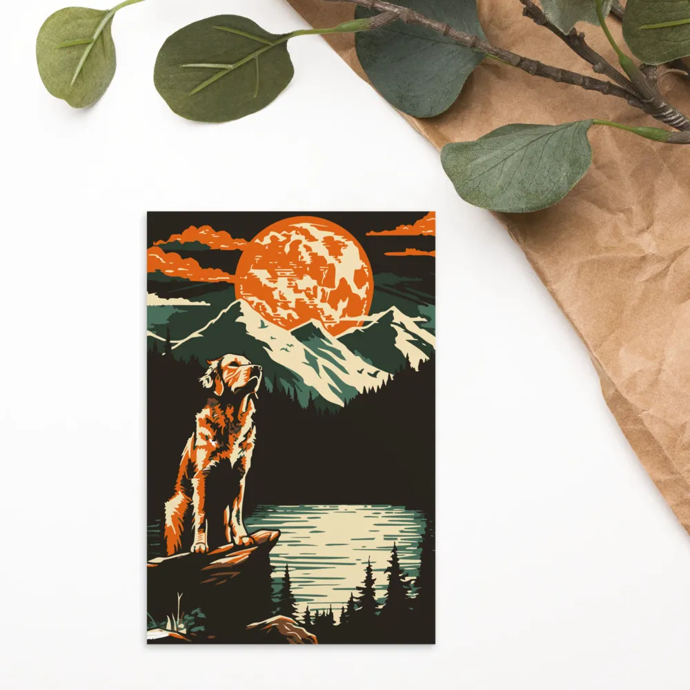 Bark Side of the Moon — 4 x 6 Art Postcard - Image 6