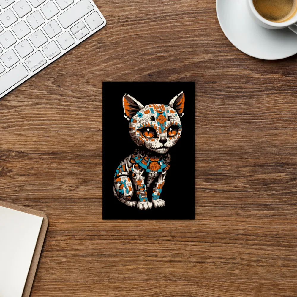 Resting Cat Face — 4 x 6 Art Postcard - Image 8