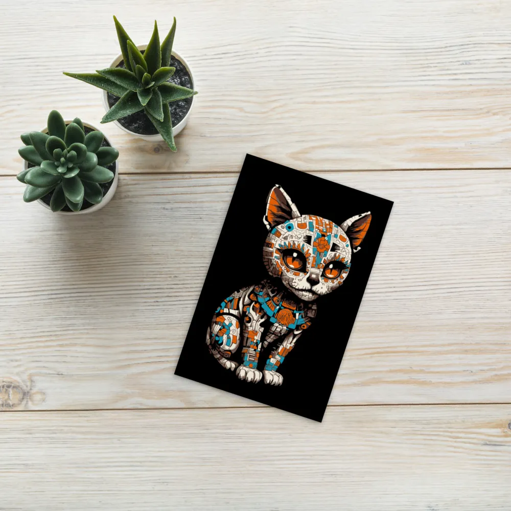 Resting Cat Face — 4 x 6 Art Postcard - Image 7