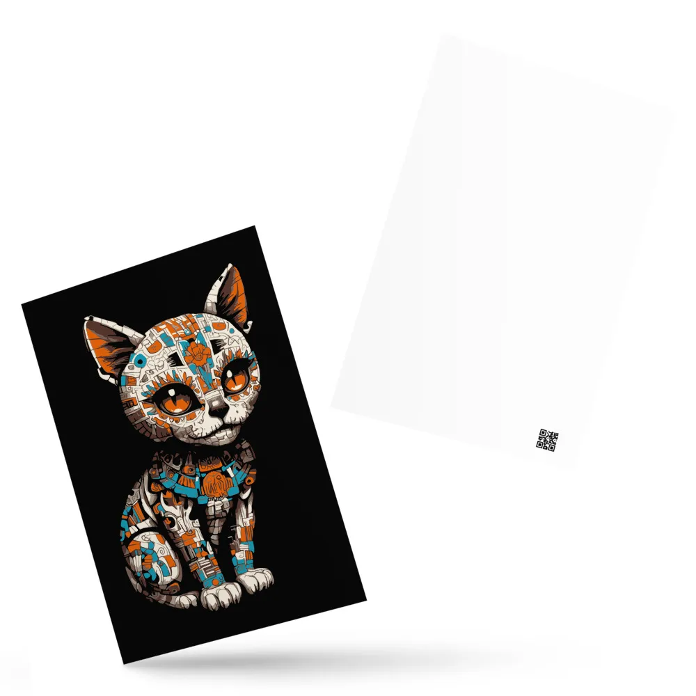 Resting Cat Face — 4 x 6 Art Postcard - Image 4