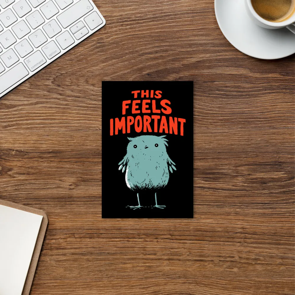 This Feels Important — 4 x 6 Art Postcard - Image 8