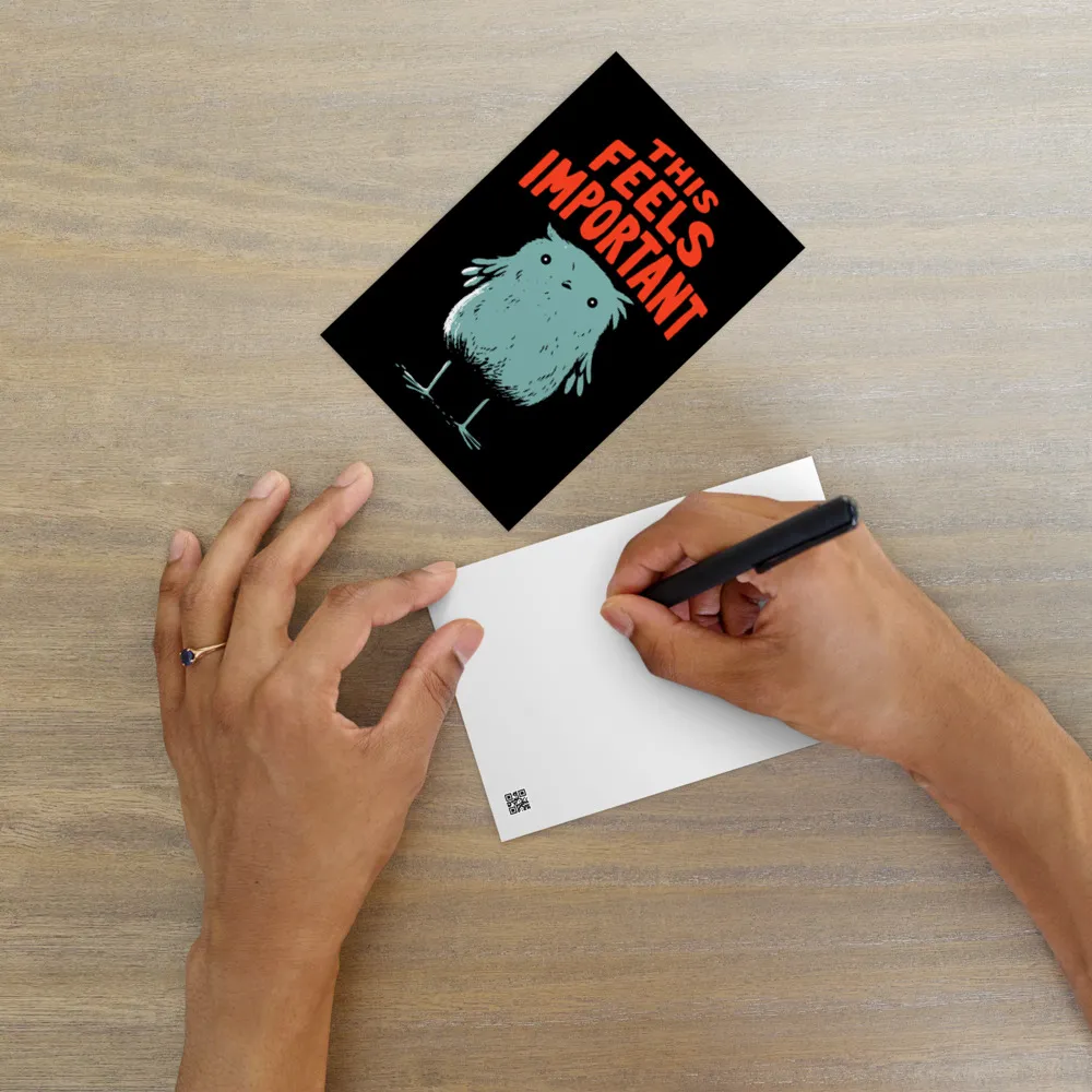 This Feels Important — 4 x 6 Art Postcard - Image 5